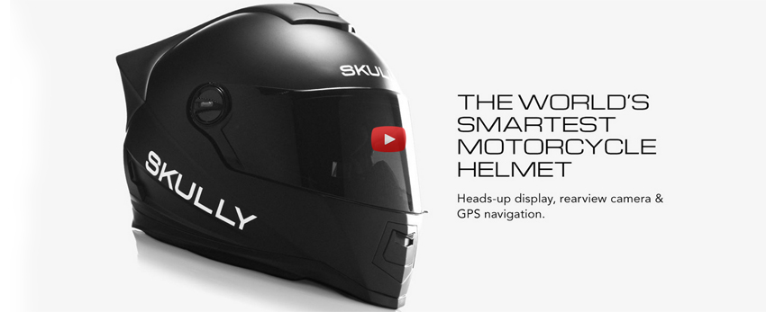 Voici le casque de moto du futur : Le Skully AR-1