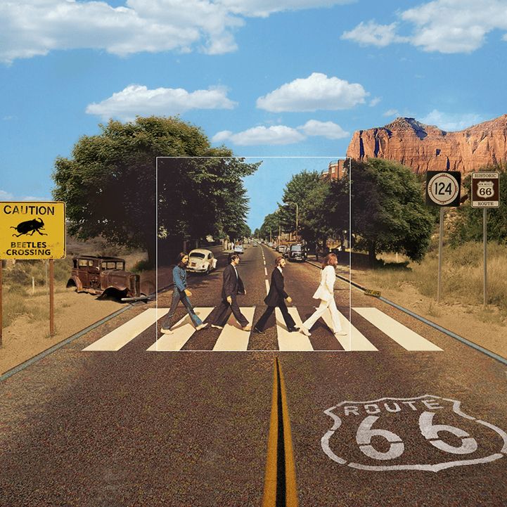 Beatles abbey road reprise design