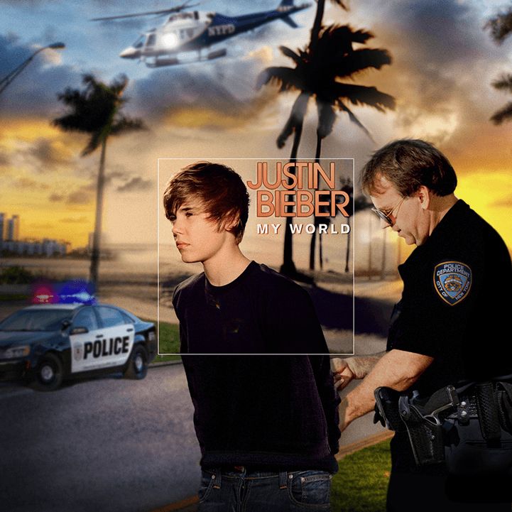 Justin bieber my world reprise design