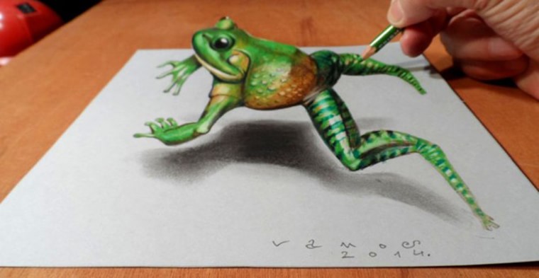 abaanya grenouille crayon papier