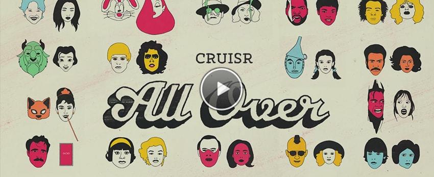 All Over / Cruisr – Une animation remplie de références Pop culture