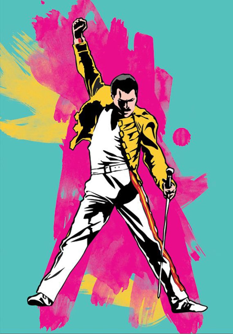 freddy mercury queens pop art