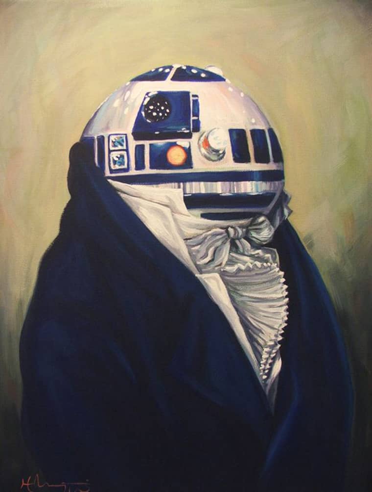 r2 d2 peinture