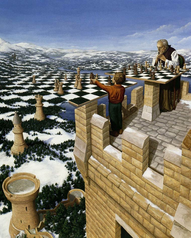 Illusion Robert Gonsalves echec et mat