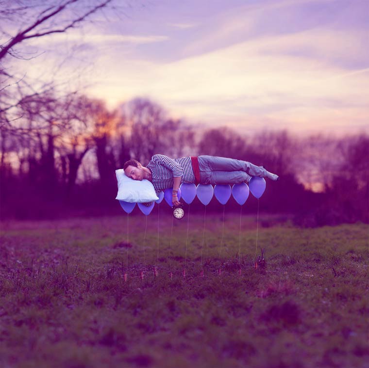 joel robison surrealiste lit volant