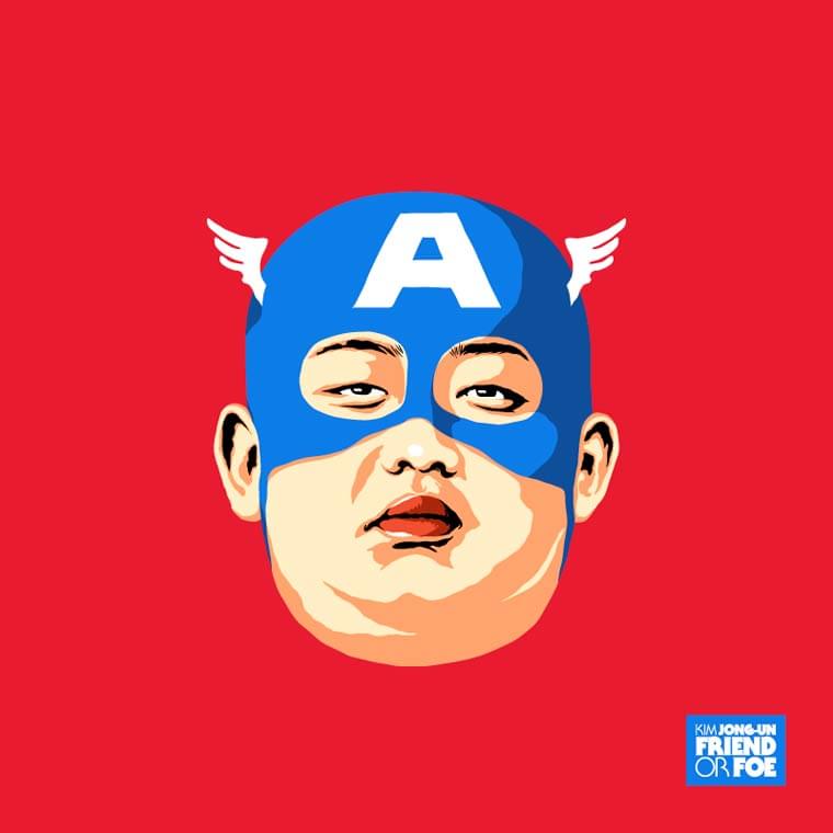 kim jong un capitaine america