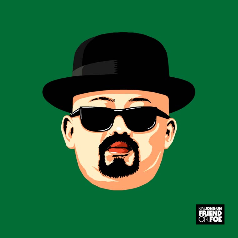 kim jong un pop walter white breaking bad