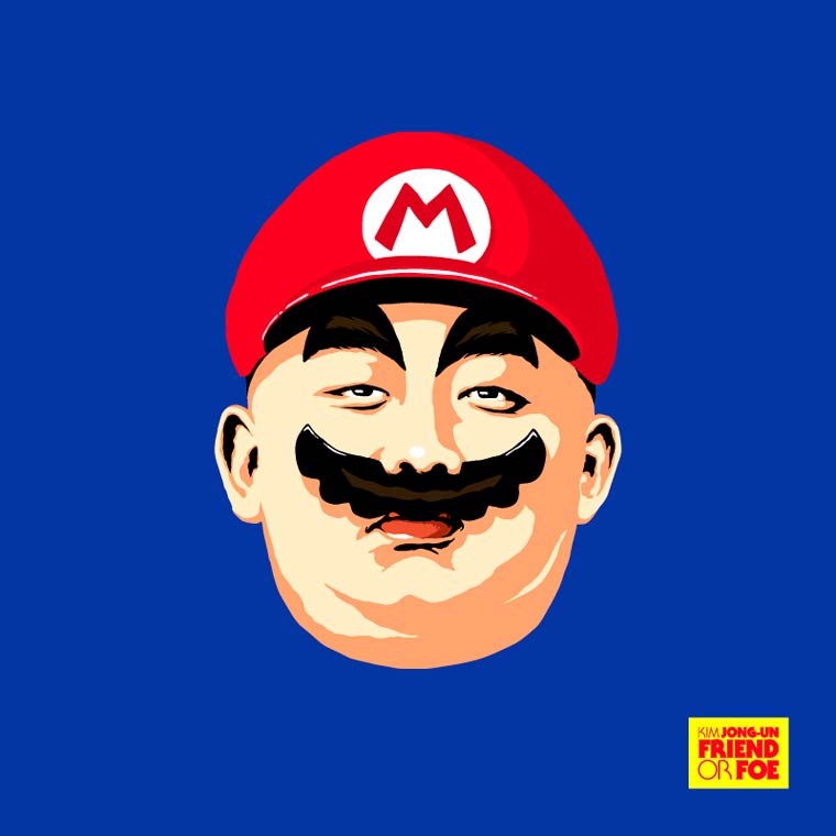 kim jong un super mario