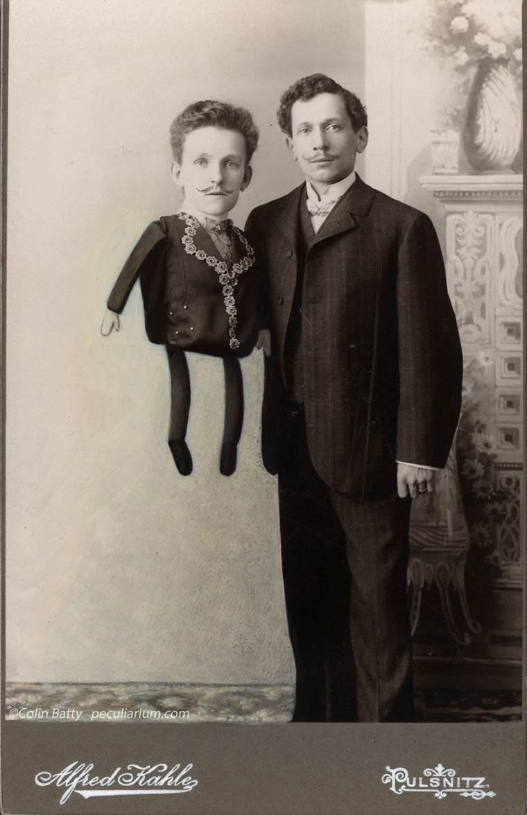 Peculiarium Colin Batty homme ventriloque