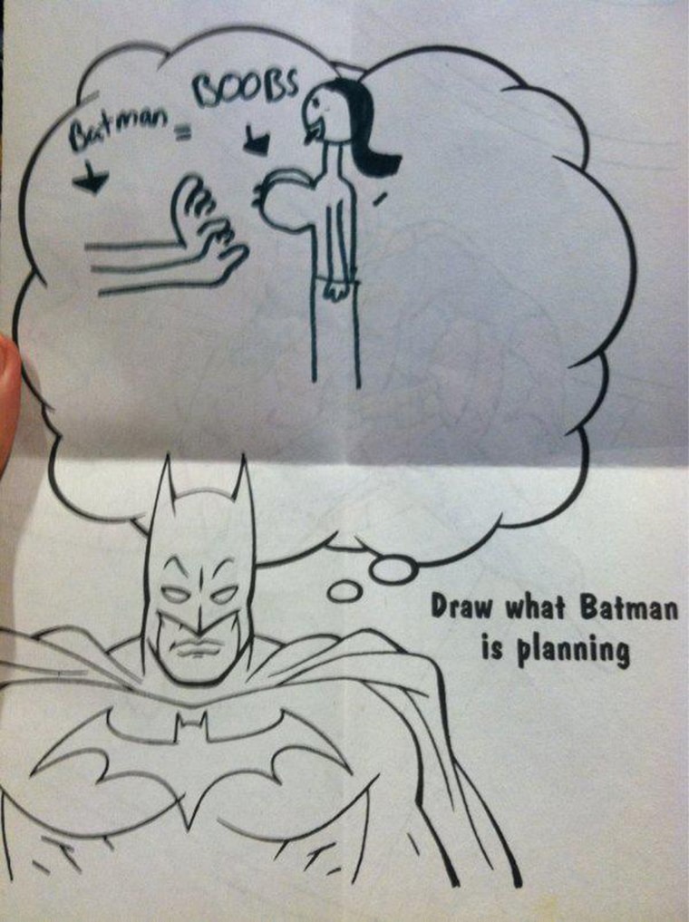 batman humour boobs