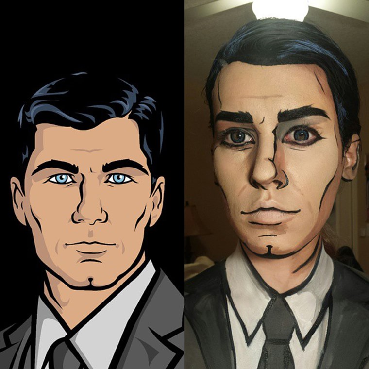 bonus body painting archer