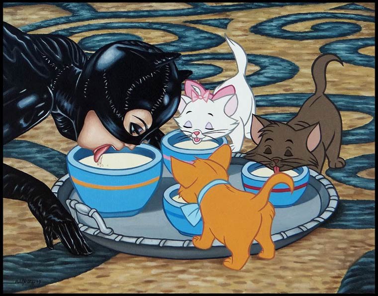 disney princesses catwoman aristochats