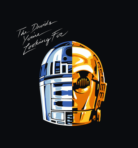 droids star wars daft punk tee shirt