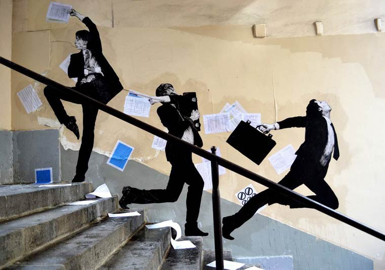 Levalet street art