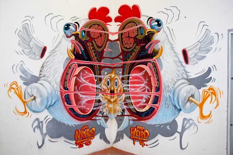 Nychos street poulet coupe en 2