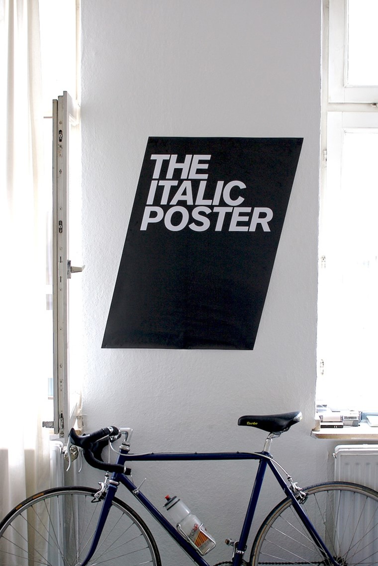 the italic poster