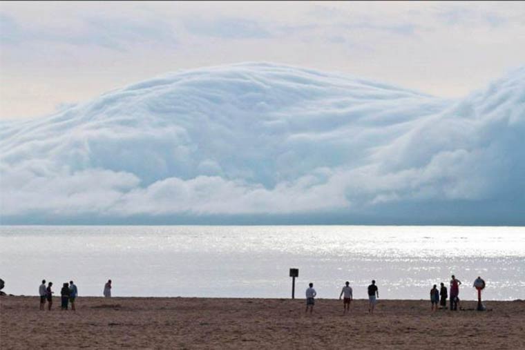 un tsunami de nuages