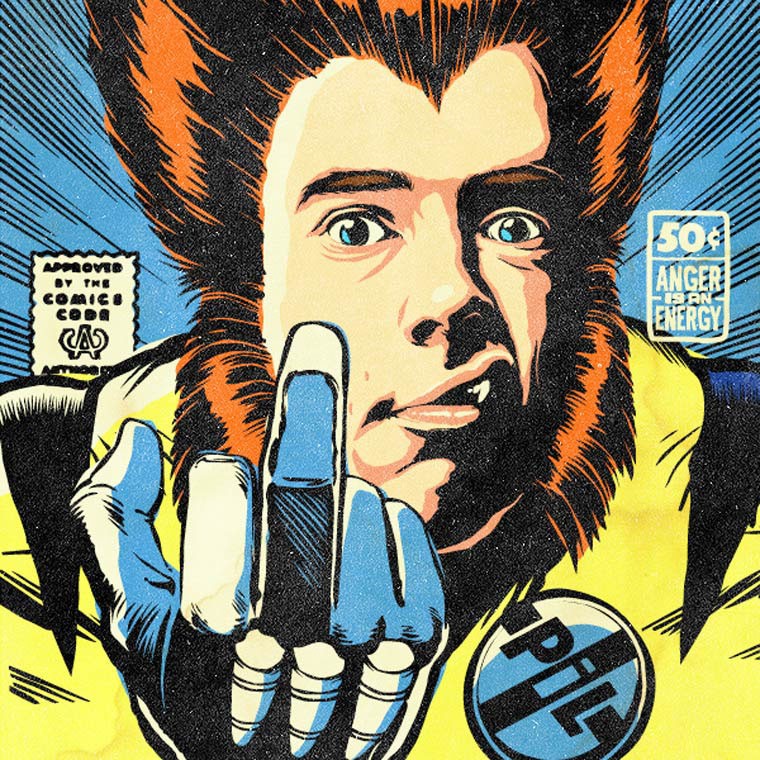 Butcher Billy punk poster marvel wolverine