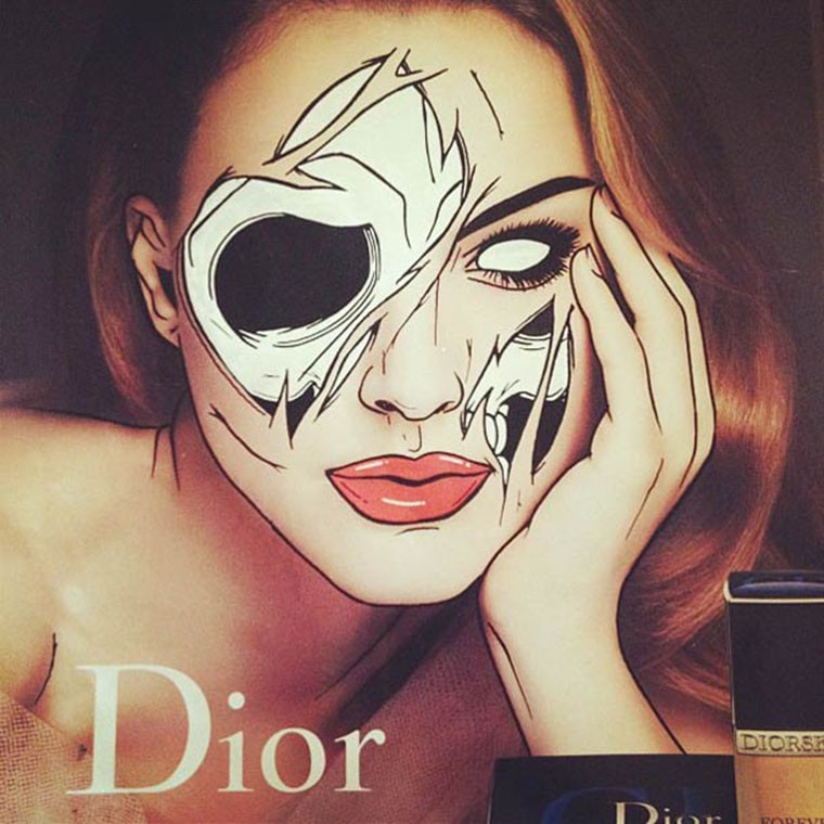 dior publicite insolite