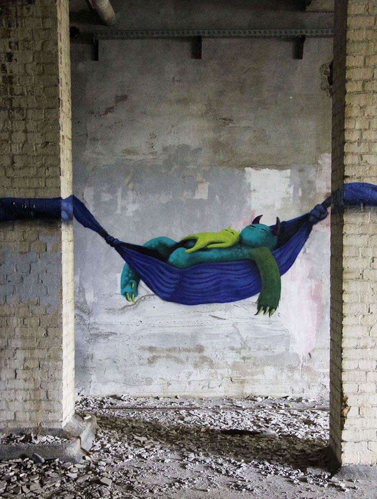 Monzter Kim Kwacz street art