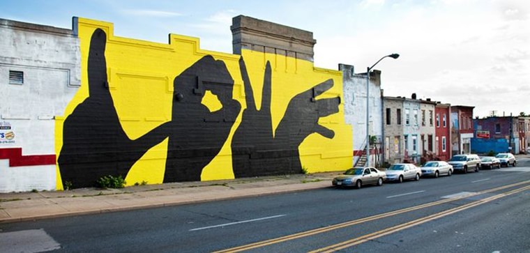 street art baltimore love