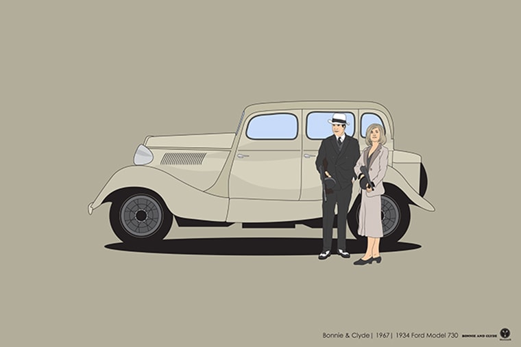 bonnie and clyde ford model 730