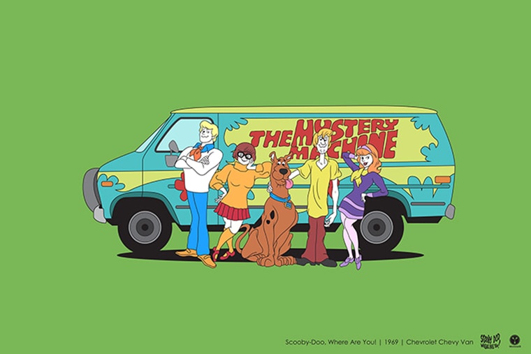 scooby doo chevrolet chevy van