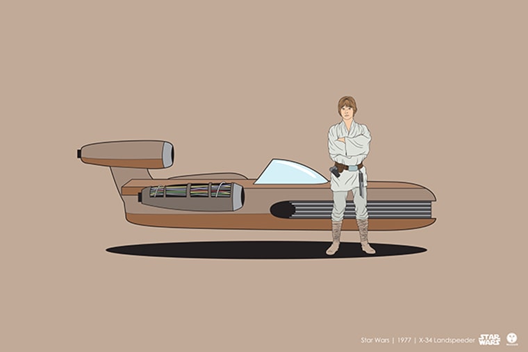 star wars x 34 landspeeder