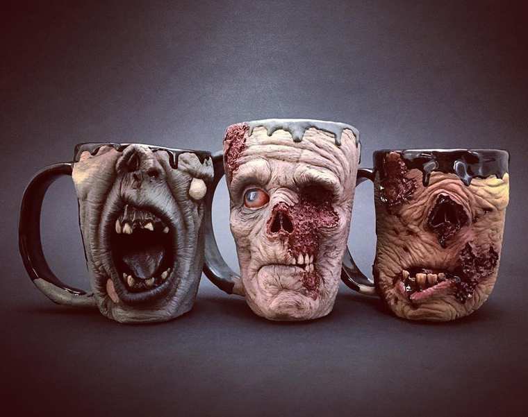 Kevin Turkey Merck walking dead mugs