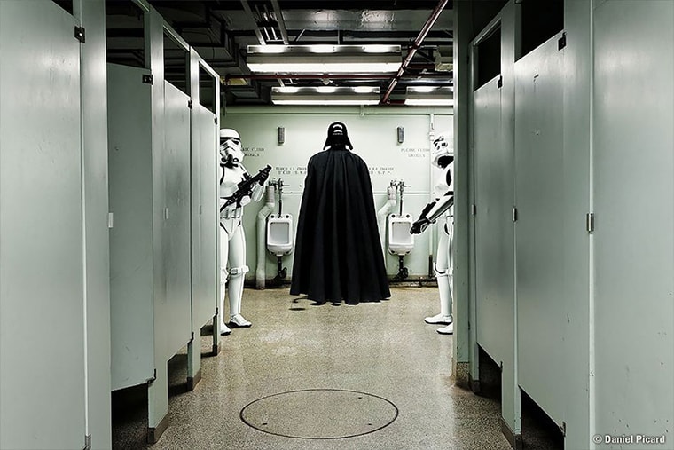 star wars vador aux toilettes