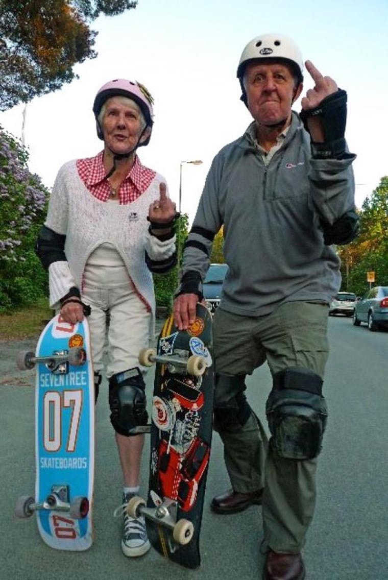 grand pere skateur