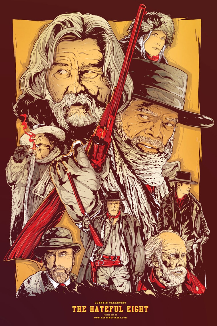 the hateful eight les 8 salopards poster