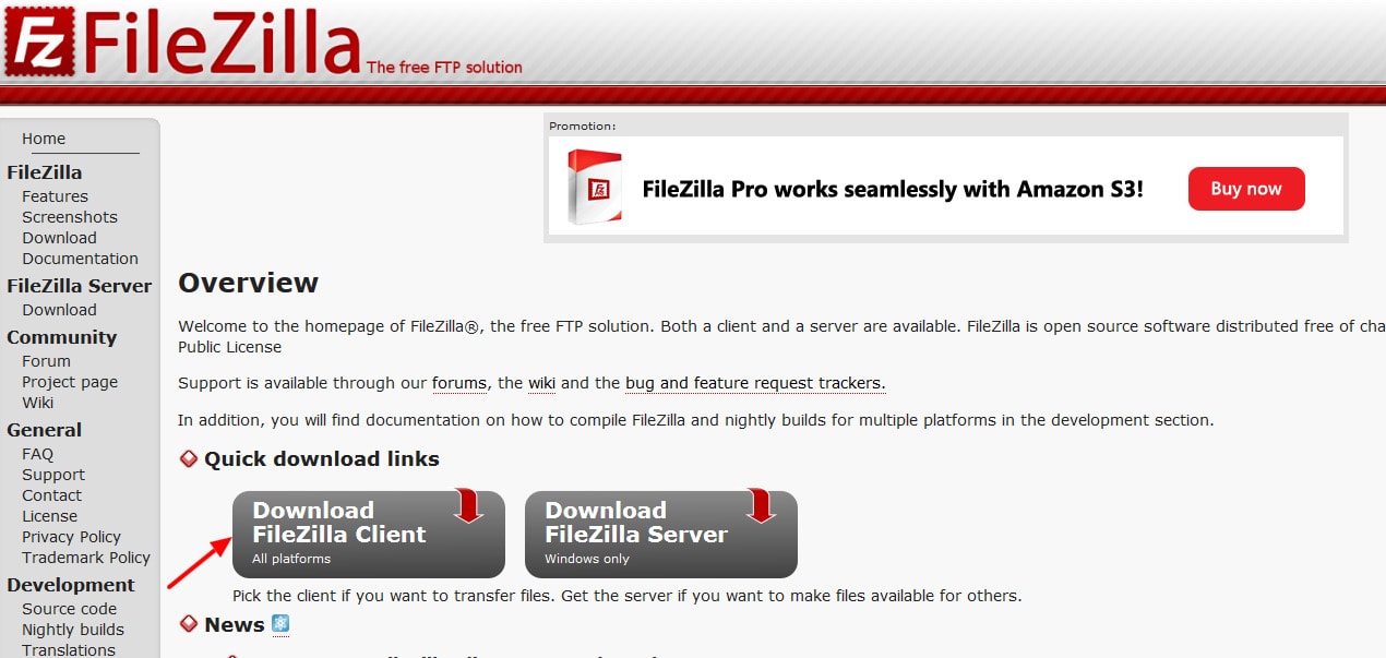 02 Telecharger filezilla solution ftp gratuite