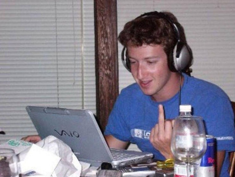 mark zuckerberg jeune