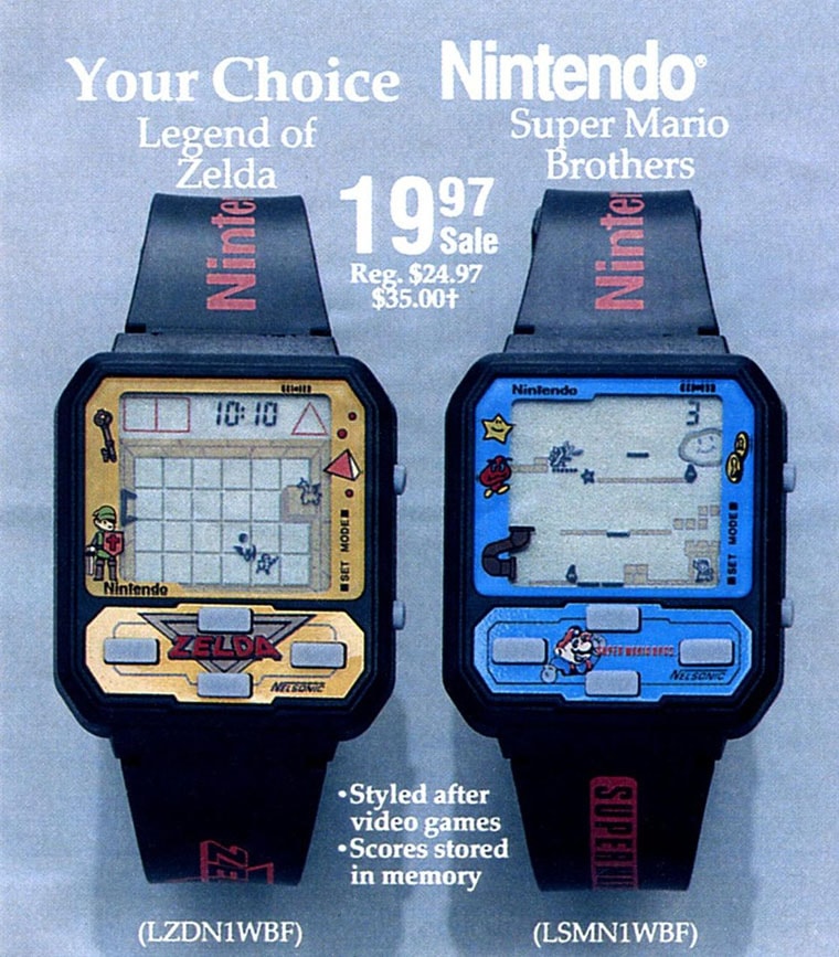 retro watch game nintendo zelda or mario