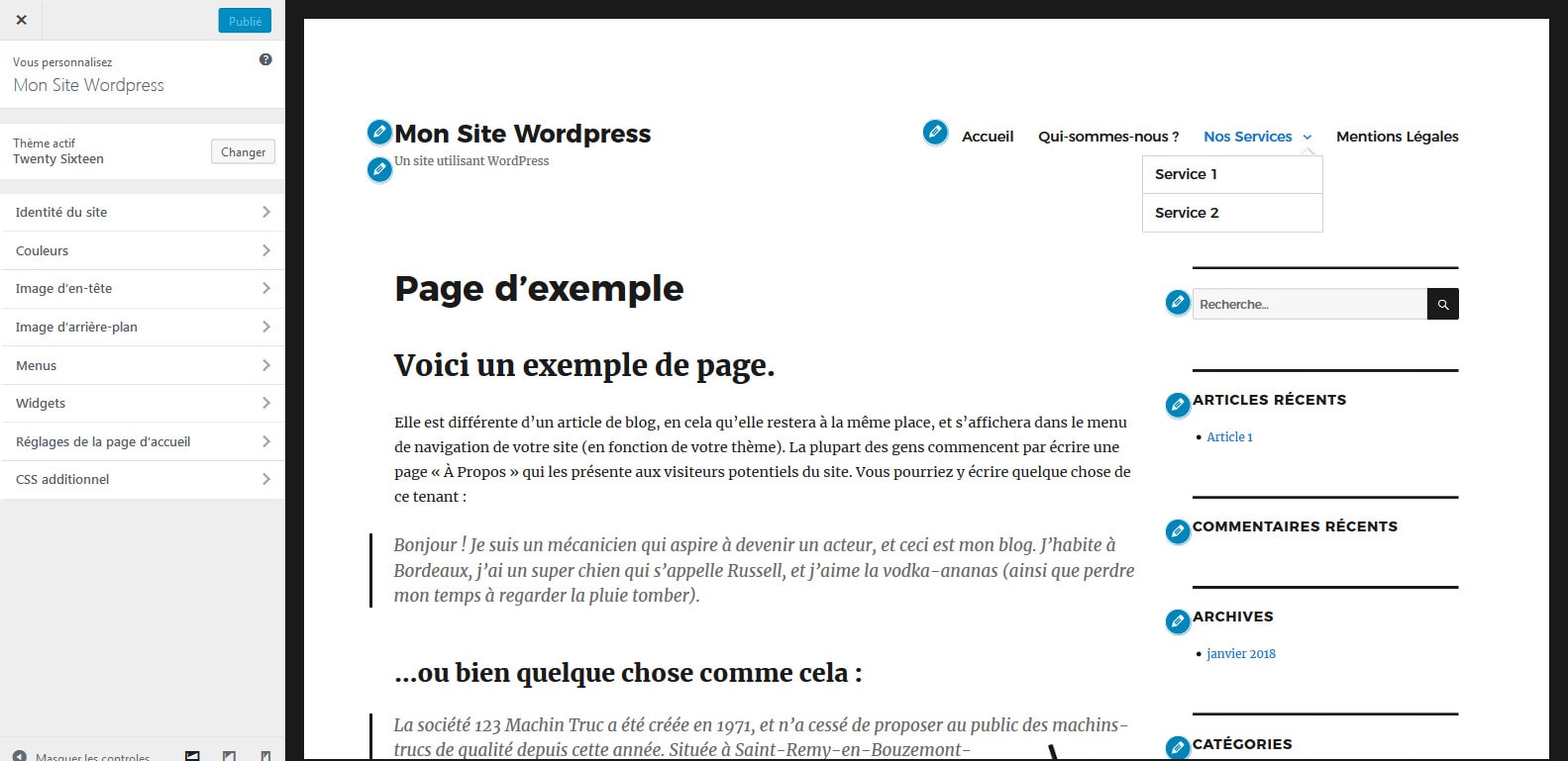 01 reperer le menu wordpress