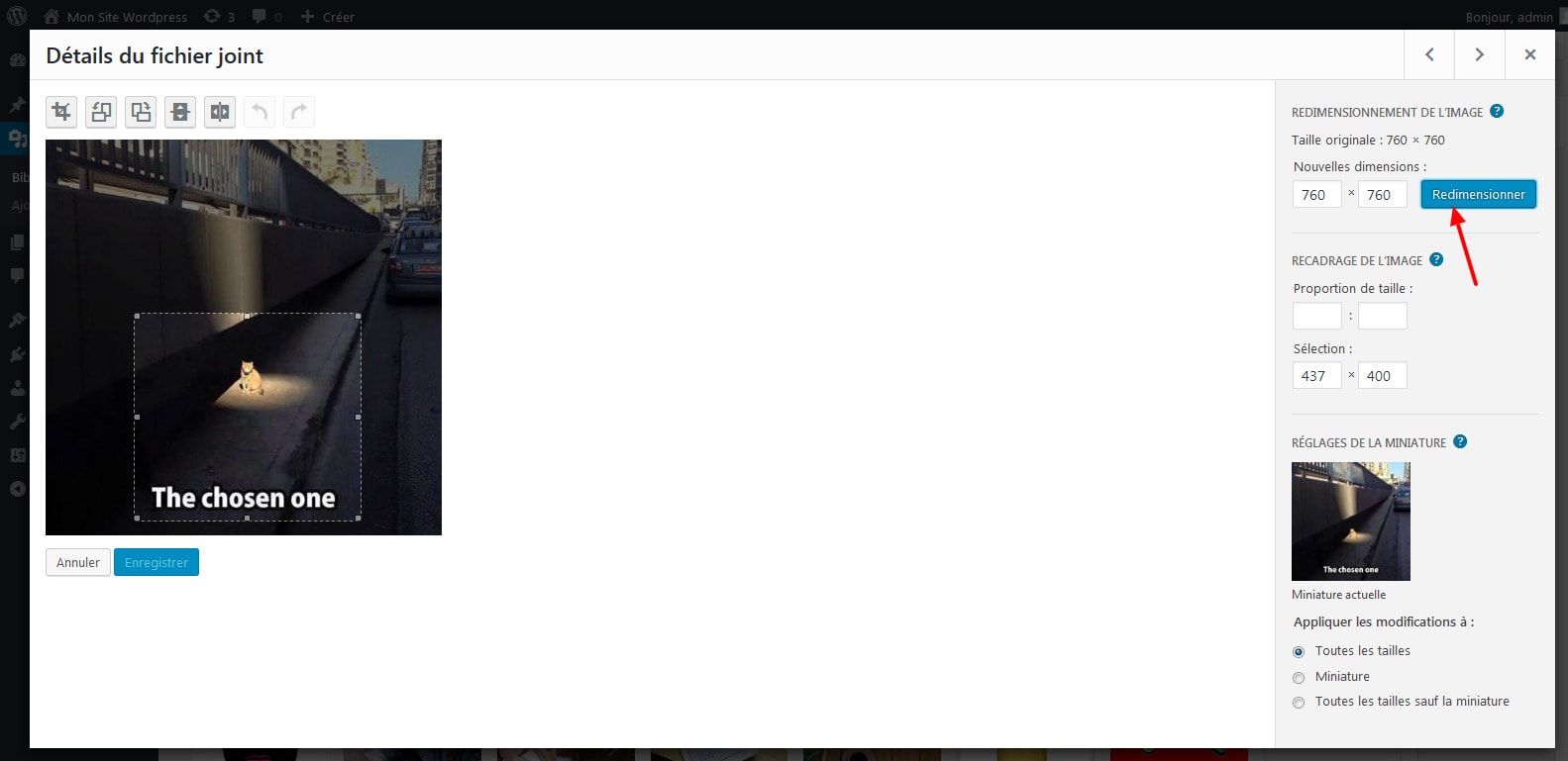 03 redimensionner une miniature wordpress