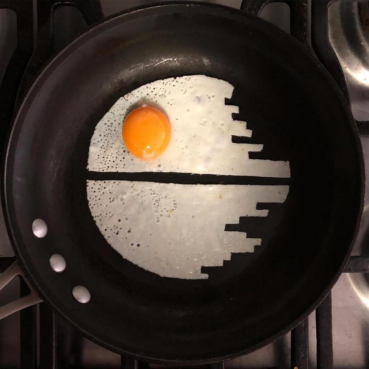 star wars etoile noir oeuf au plat