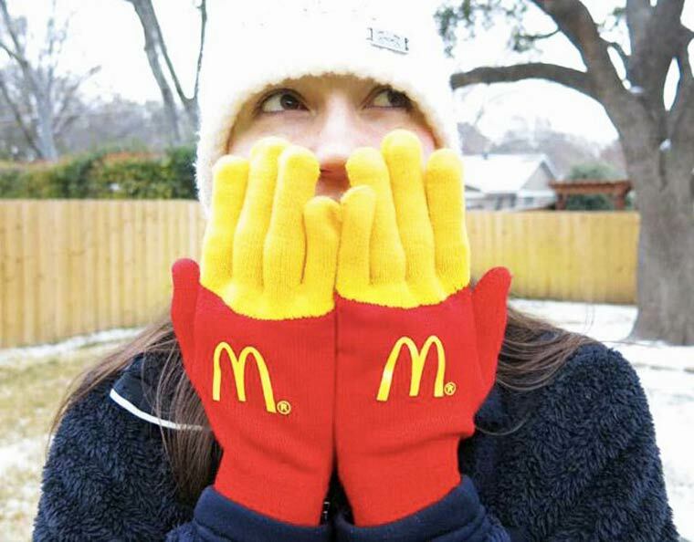 gants mcdonald frites