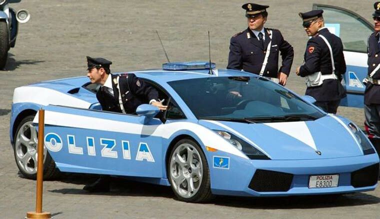 police italienne lambo