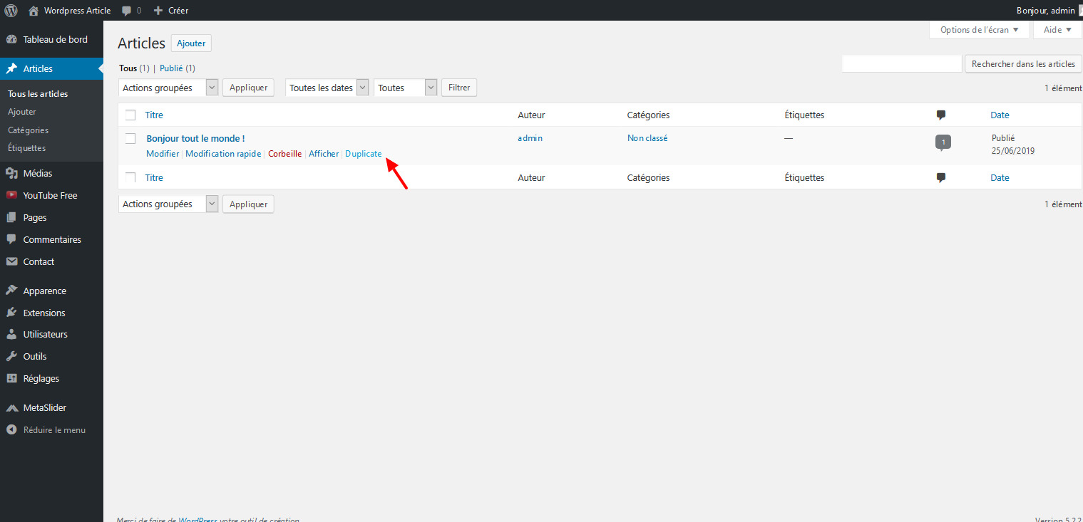 03 dupliquer un article wordpress