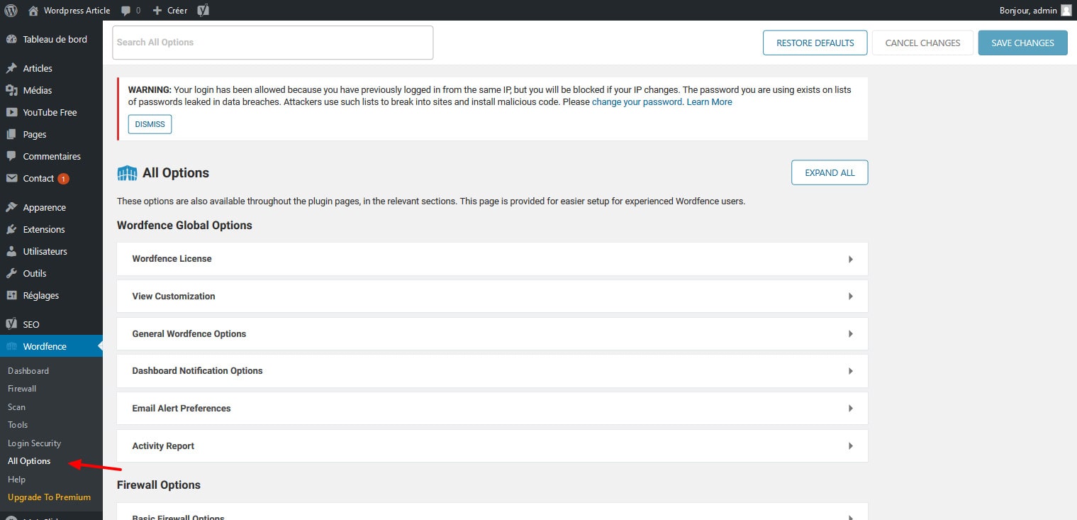 12 Configurer Les Options Avancees Wordfence